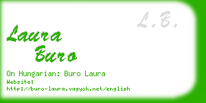 laura buro business card